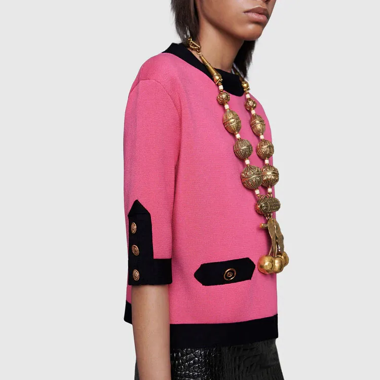 GUCCI Shirts Women's Rose Red-3
