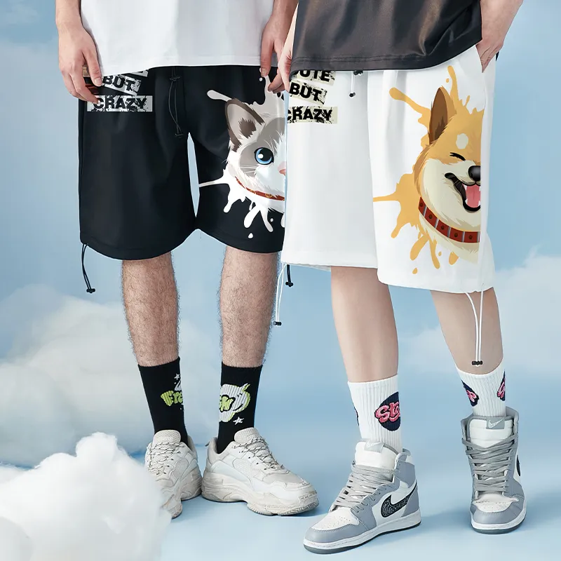 SANSYAS Loose Fit Shorts Unisex-15