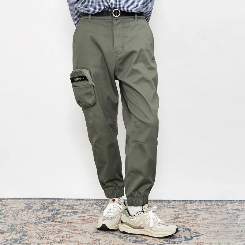 New Balance Cargo Pants Men Olive Green-3