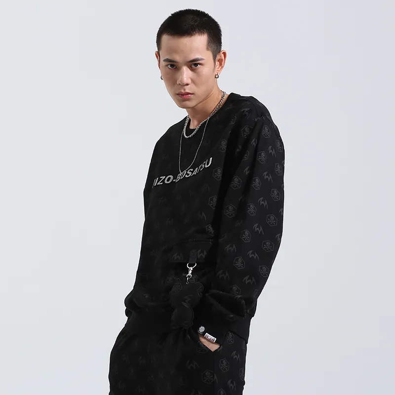 ONIARAI Nasapanda FW21 Crew Neck Loose Fit Sweatshirt Men's-3