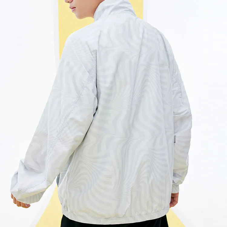 Anta Life Collection Jacket Unisex White Mist Gray-2
