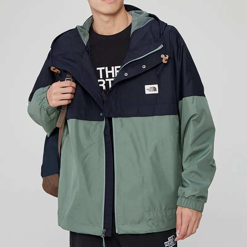 THE NORTH FACE Windbreaker Jackets Men Peacock Green-2