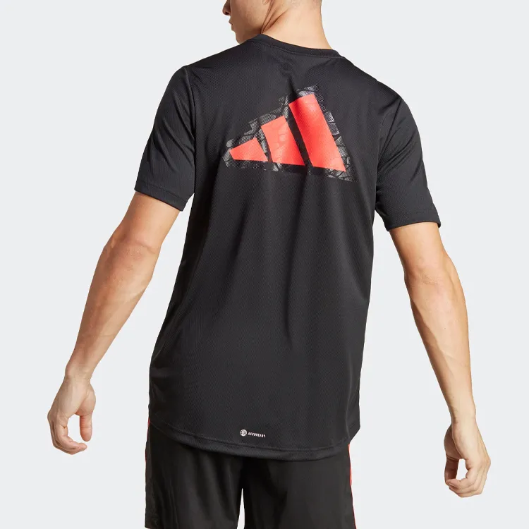 Adidas Workout Base Logo Tee-2