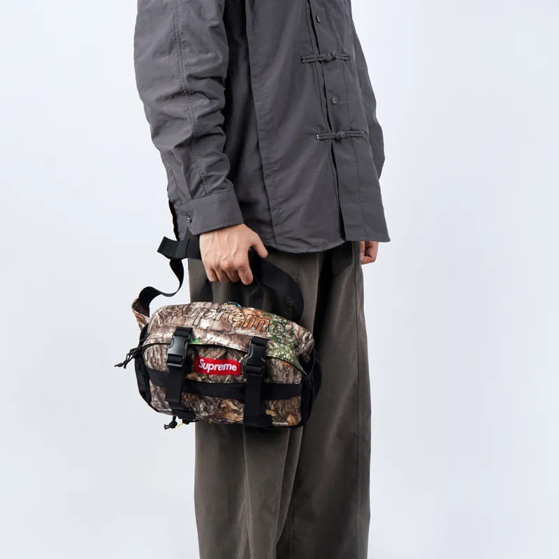 Supreme Nylon Crossbody Bag, Sling Bag, Fanny Pack Regular Unisex Brown-6