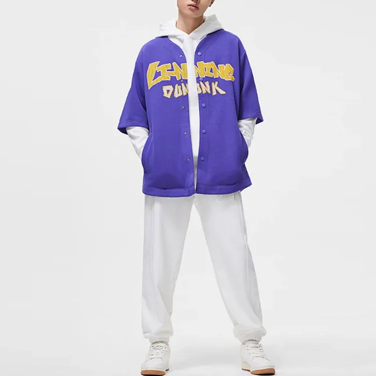LiNing Sports Lifestyle Collection Sports Fashion Collection Sweatshirt Unisex Freedom Purple-2