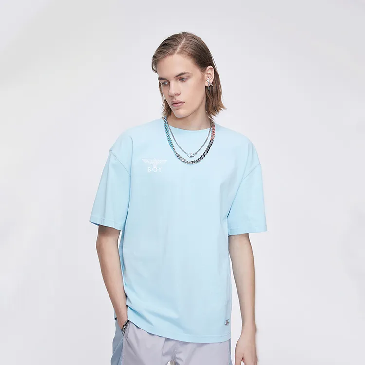 Boy London SS21 Straight T Shirt Unisex Blue-4