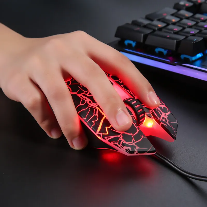 Dareu EM915 Wired Connection Jeep, Classic Crackle Edition, Gaming Custom Microchip Mice-6