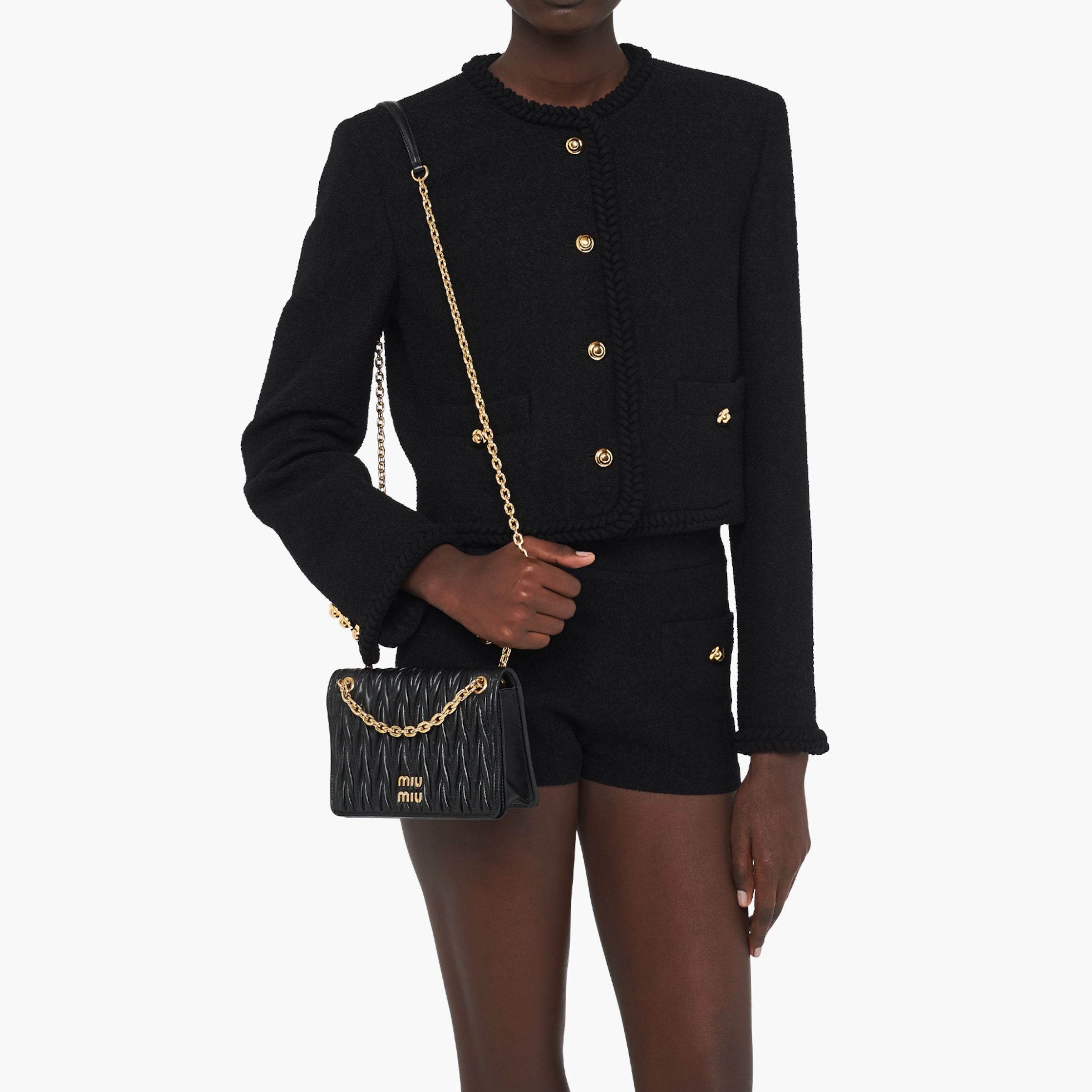 MiuMiu(ミュウミュウ)/関税送料込み MATELASSE MICRO BAG Miu Miu Wander Matelassé Micro Bag | White | FARFETCH