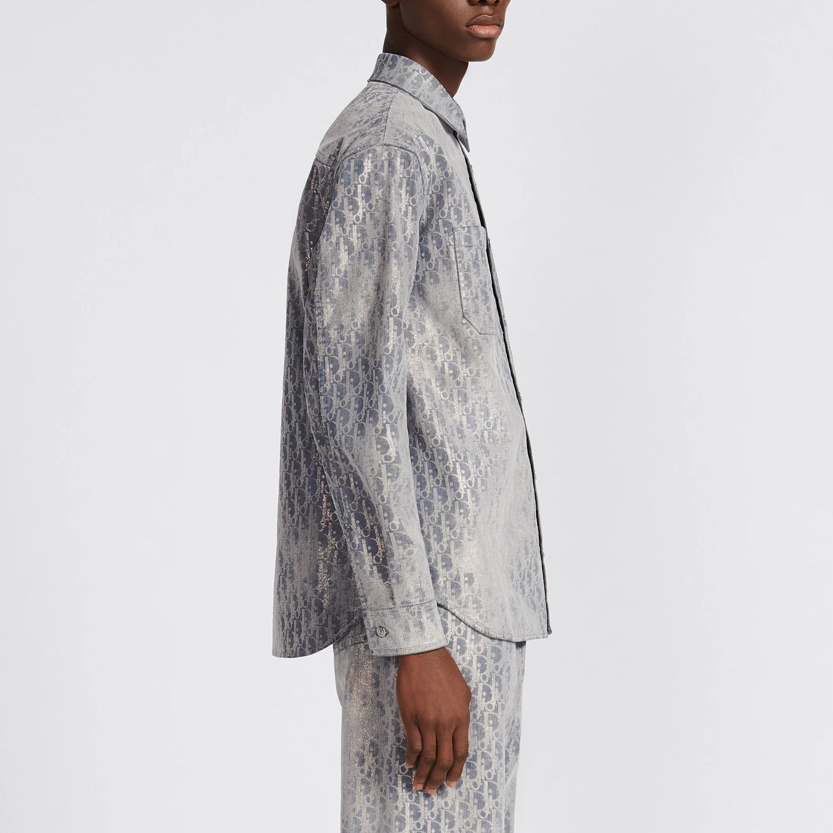 DIOR Oblique Overshirt 41 Without Shopping Bag and Box - POIZON