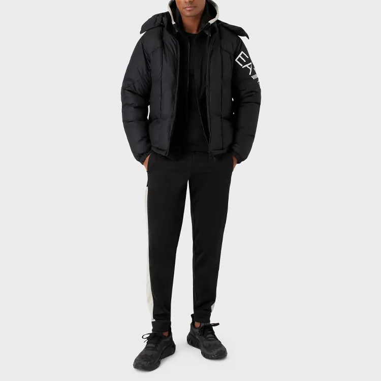 EMPORIO ARMANI Logo-print Padded Jacket-2