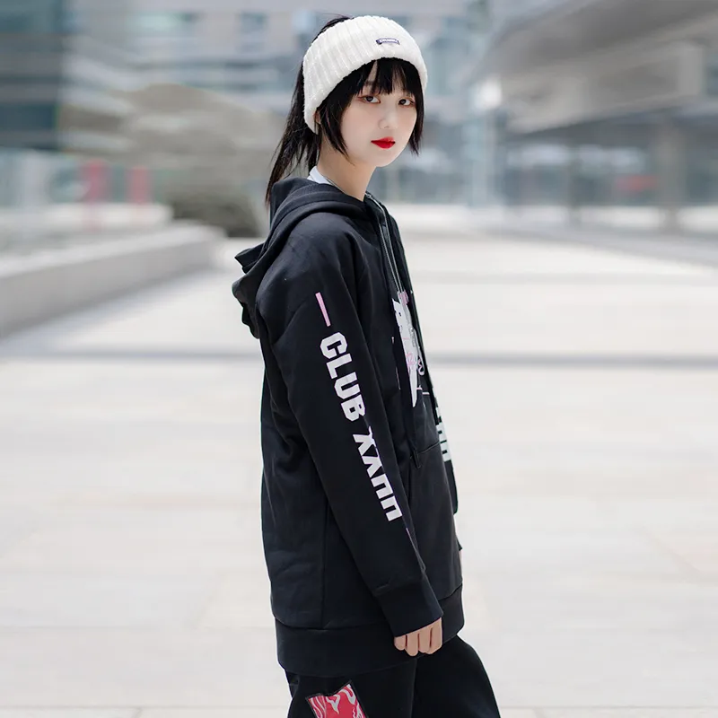 Clubxxhh Sweatshirts Unisex Black-2