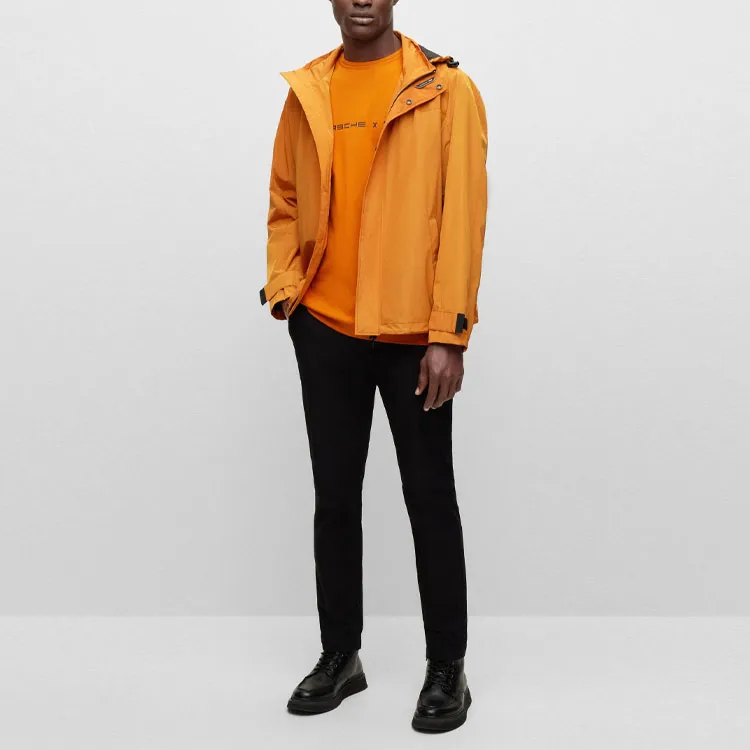 Porsche X HUGO BOSS T-Shirts Men Orange-1