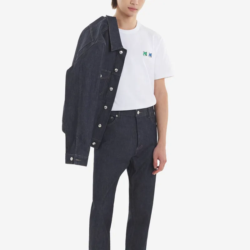 Maison Kitsune T Shirts Men White-3