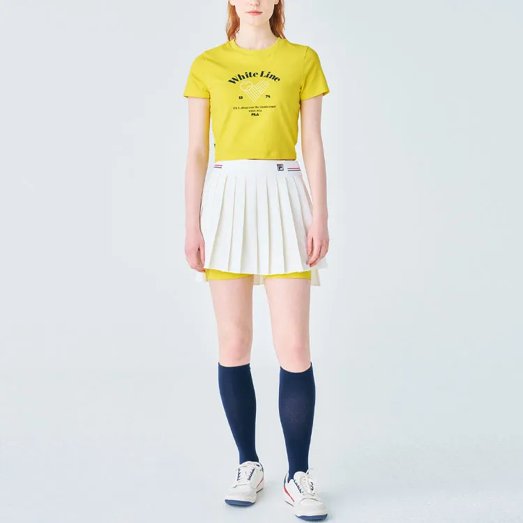 FILA Casual Short Skirts Women's White-2