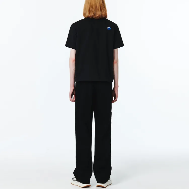 ADER ERROR Tetris appliqué Cotton T shirt-4