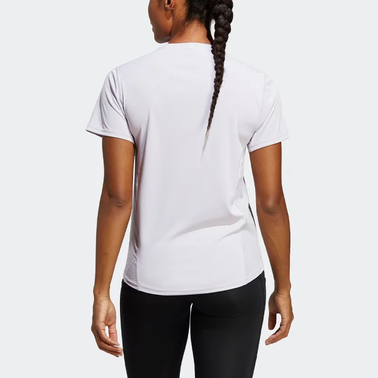 Adidas T Shirt Women's Light Purple-2