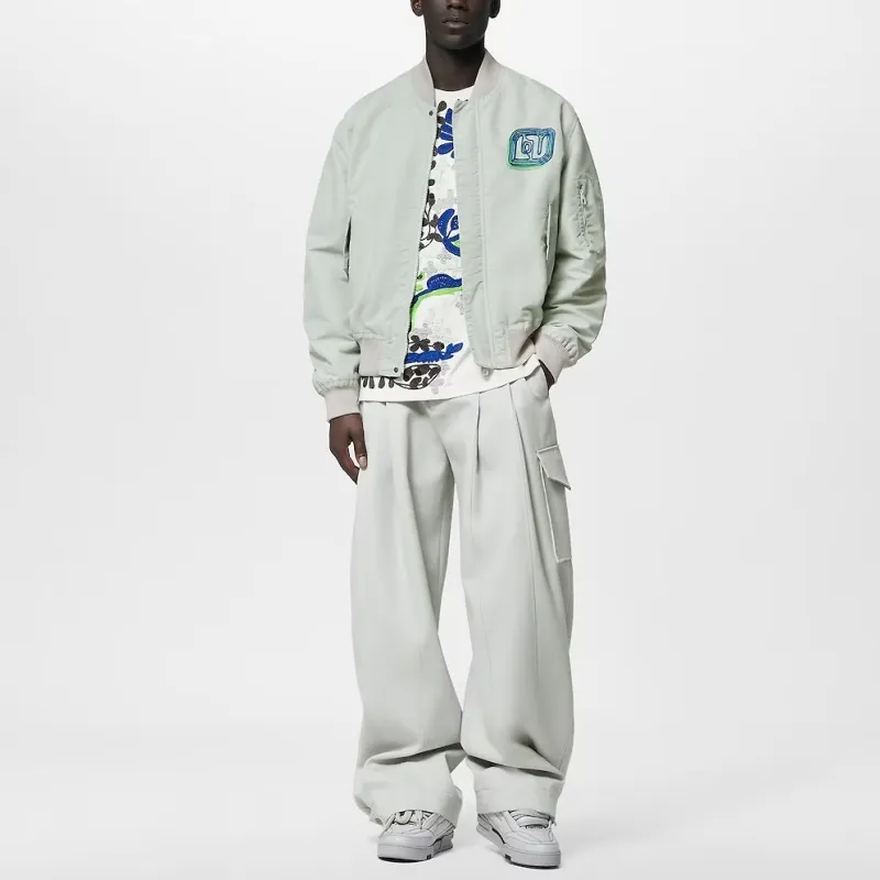 LOUIS VUITTON FW23 Jackets & Coats Men's Light Green-1