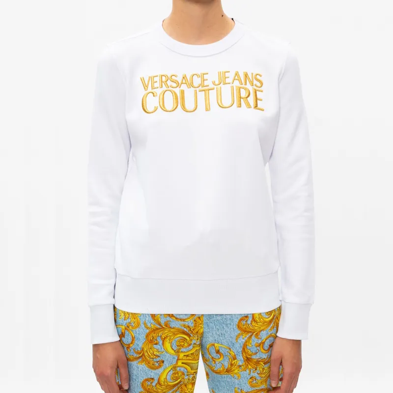 VERSACE JEANS COUTURE Sweatshirts Women's White-2