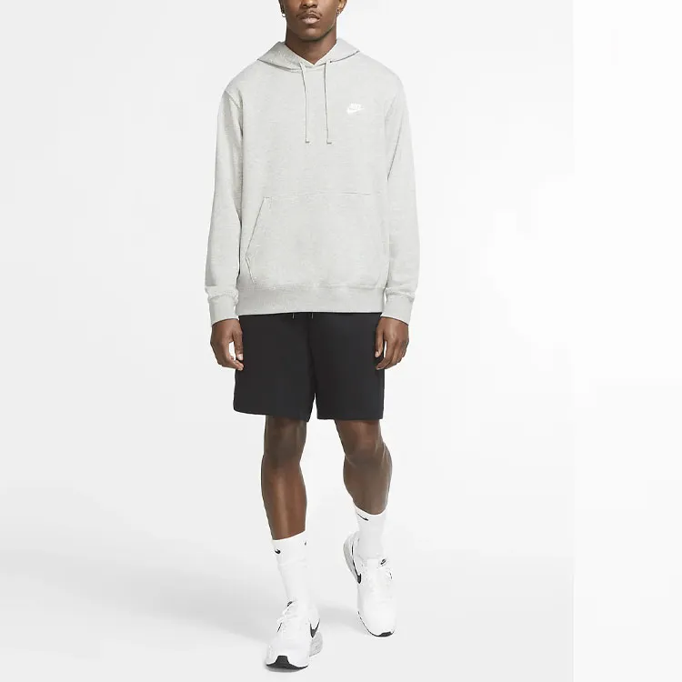 Nike Logo detail Cotton Hoodie-3