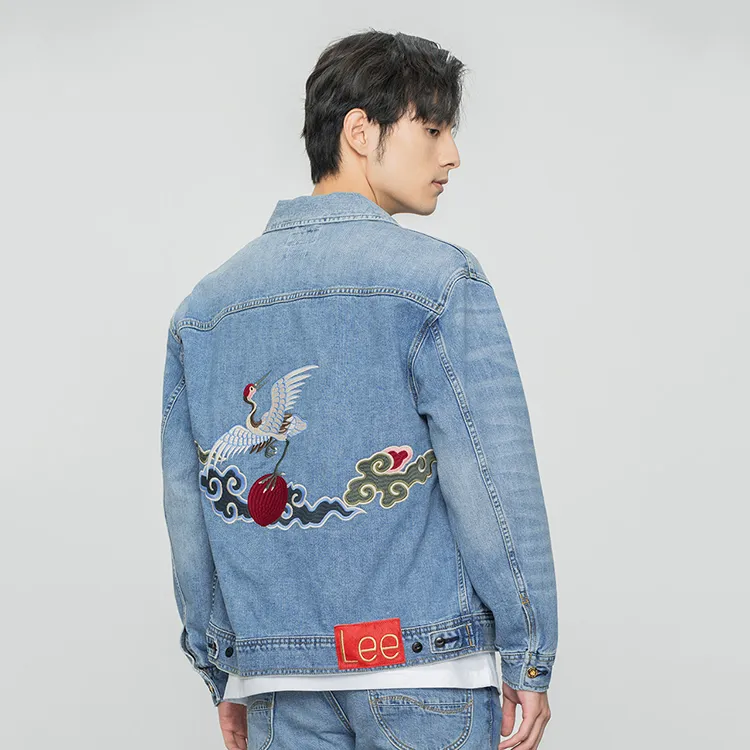 Lee SS22 Denim Jacket Men's Medium Blue-3