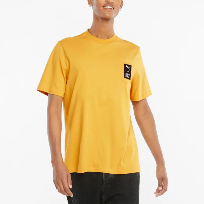 PUMA x First Mile T Shirt Men's Earth Yellow-2