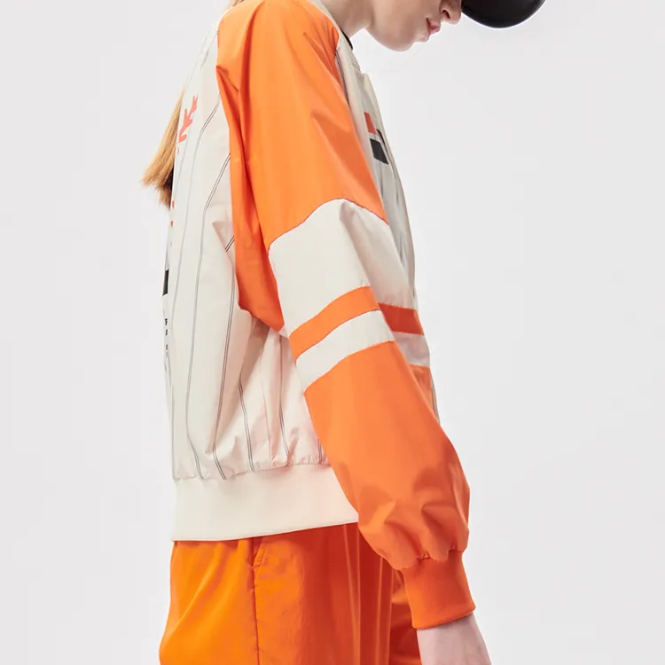 FILA FUSION Baseball Jacket Women's Scallion Print-5