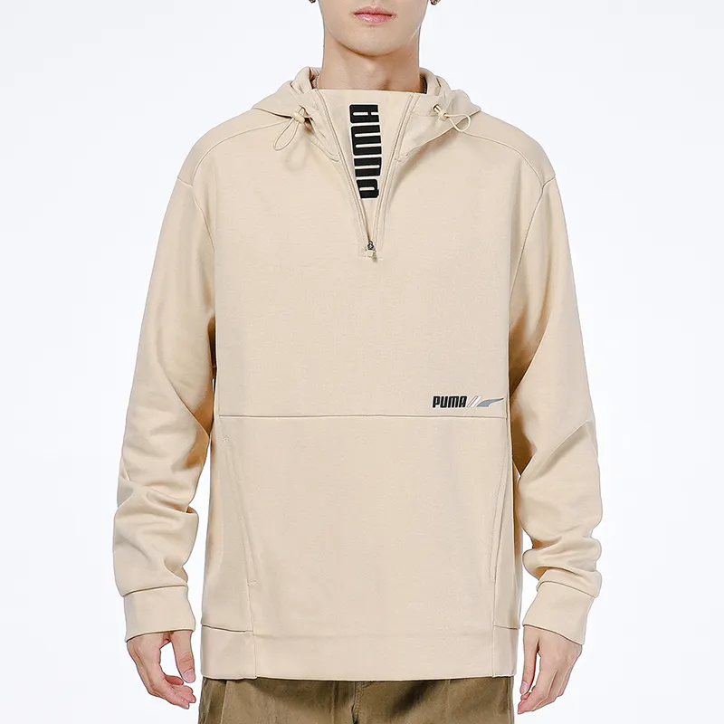 PUMA Sweatshirts Men Khaki-2