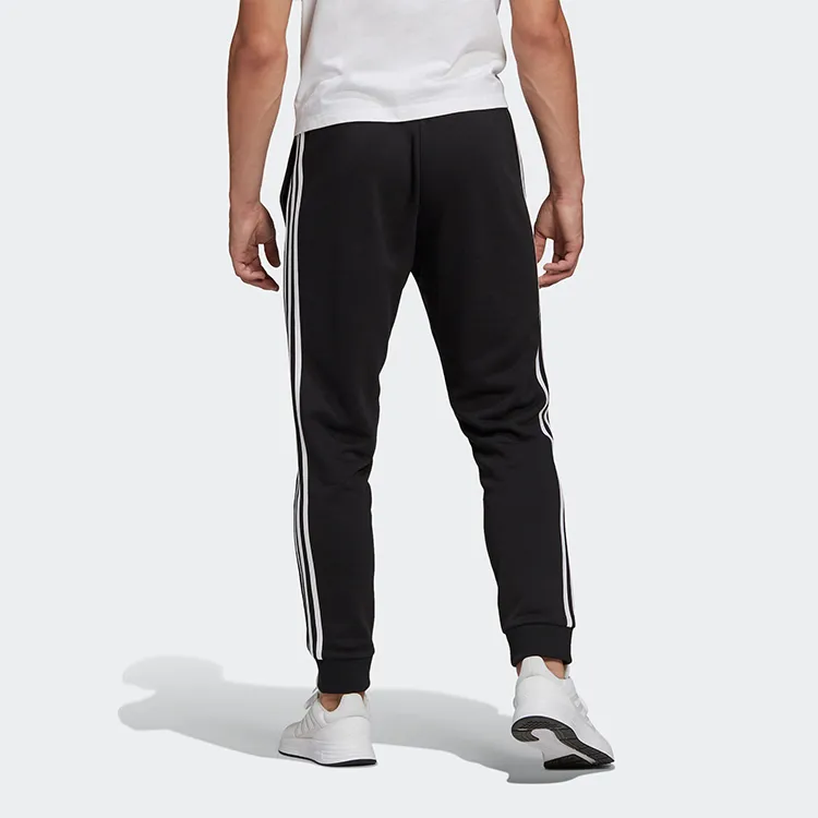 Adidas Essentials French Terry Tapered Cuff 3 Stripes Pants-3