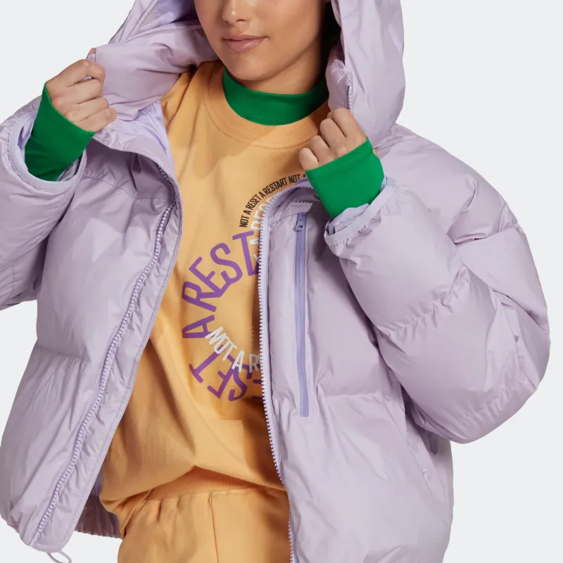 Adidas Puffer Jacket Women's Purple-3