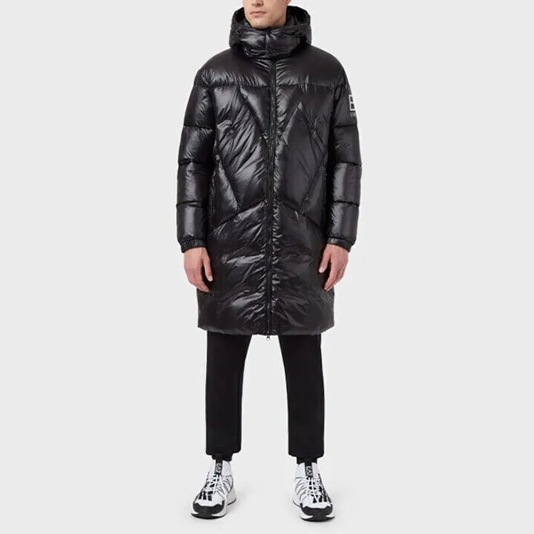EMPORIO ARMANI EA7 Parka Coats Men's Black-2