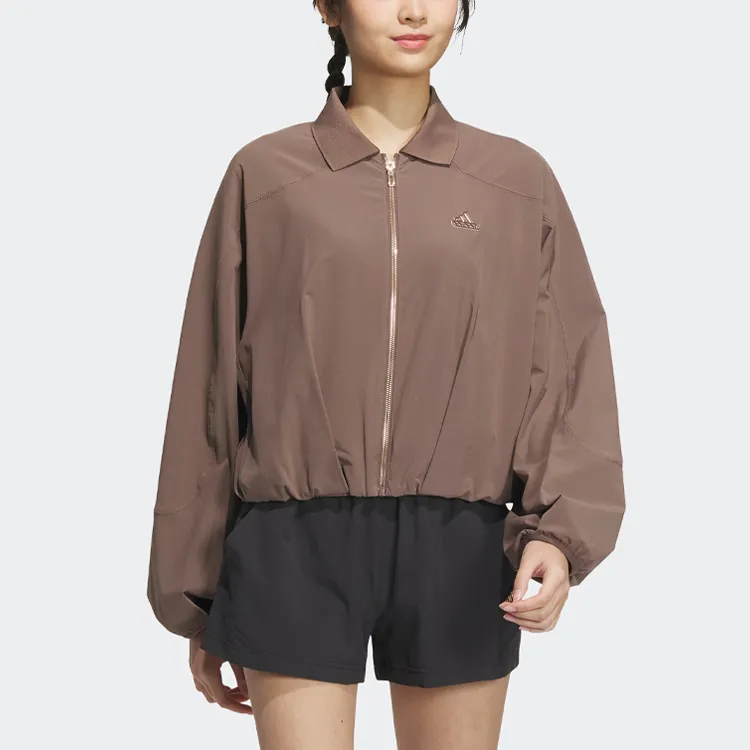Adidas Jackets Women's Stratum Dark Earthy Brown-1