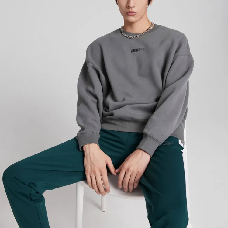 PUMA MMQ Sweatshirts Men Gray-4