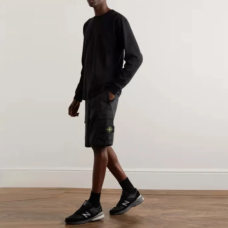 STONE ISLAND Casual Shorts Men Black-2