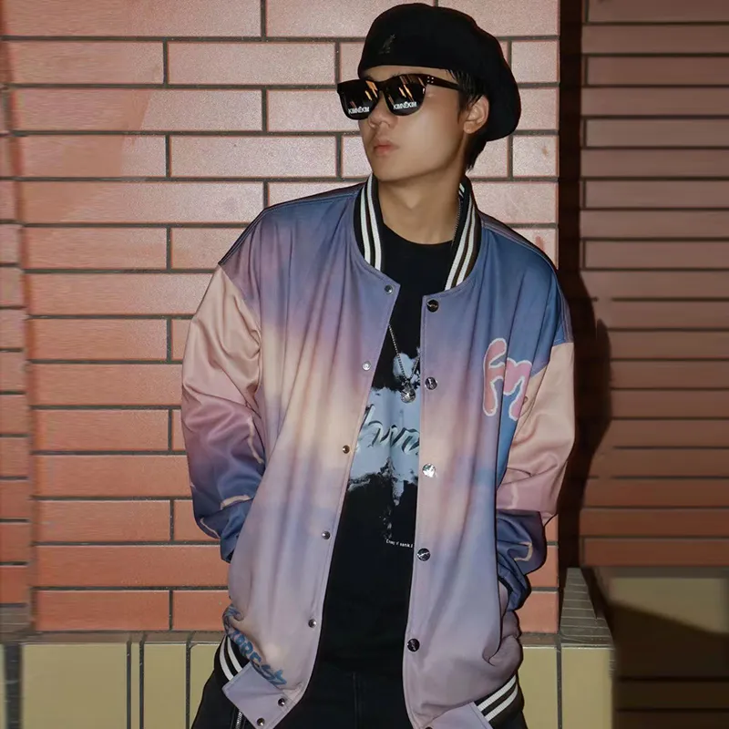 FireMonkey Baseball Jacket Unisex Friend Couple's Version-2
