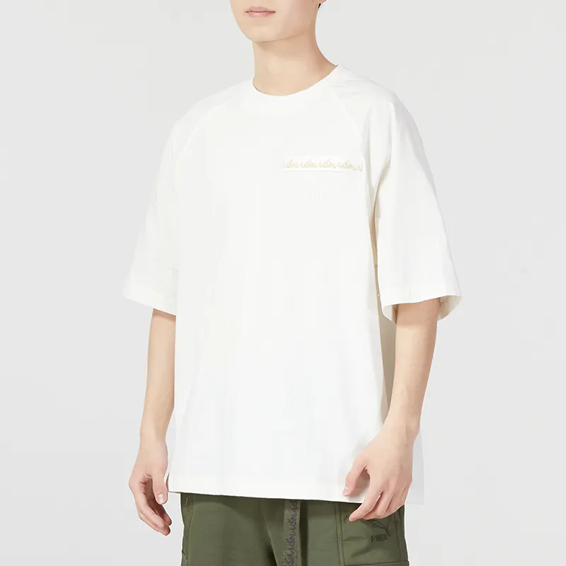 PUMA Humming 3,SS23 Chinese Culture Tribute Series T Shirt Men's White-3