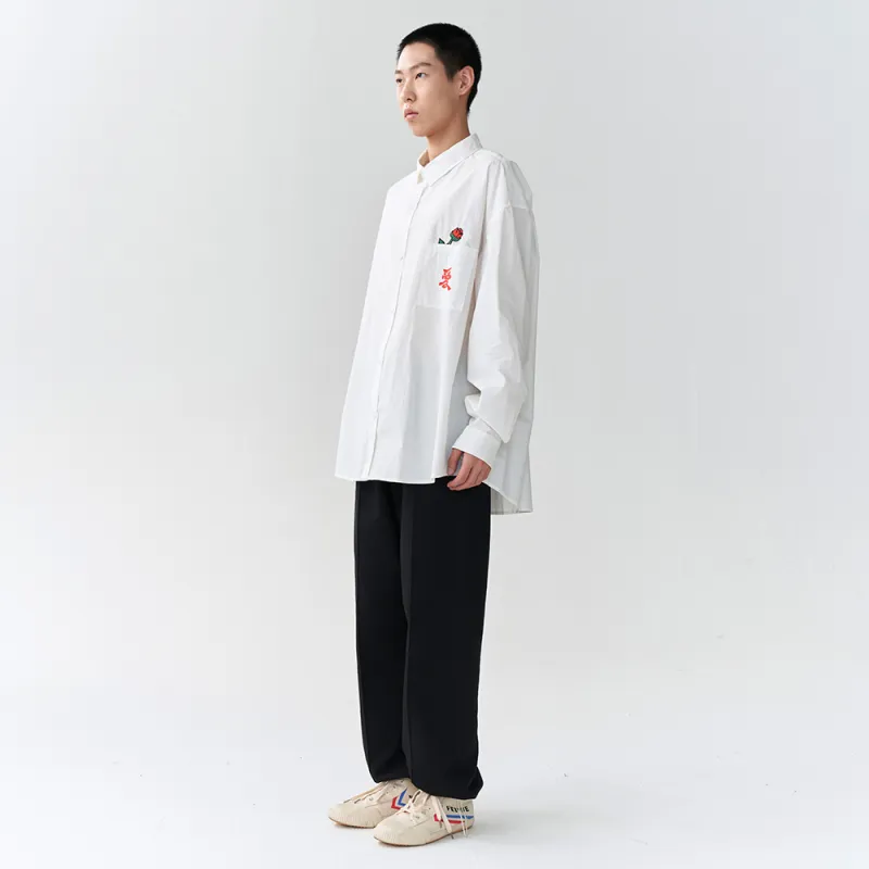 Nengmao Store Shirts Unisex White-3