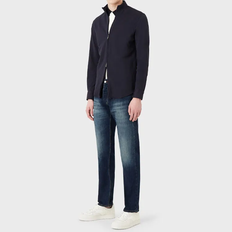 EMPORIO ARMANI SS23 Polo Shirt Men's Ecru-2