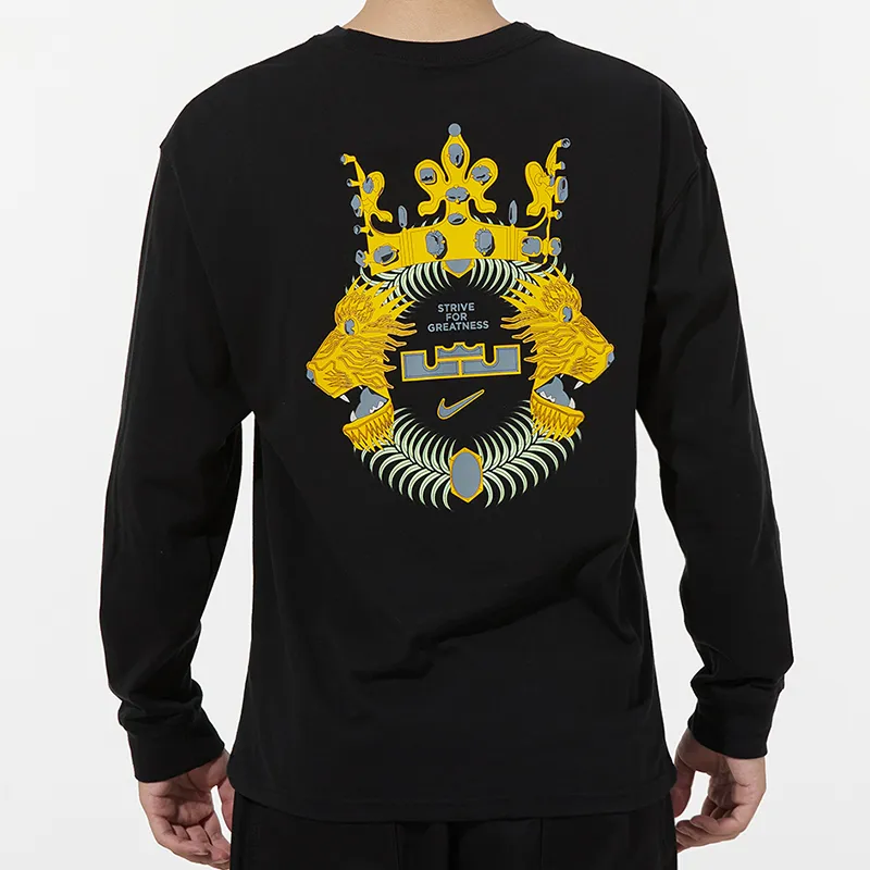Nike T Shirts Men Black-3