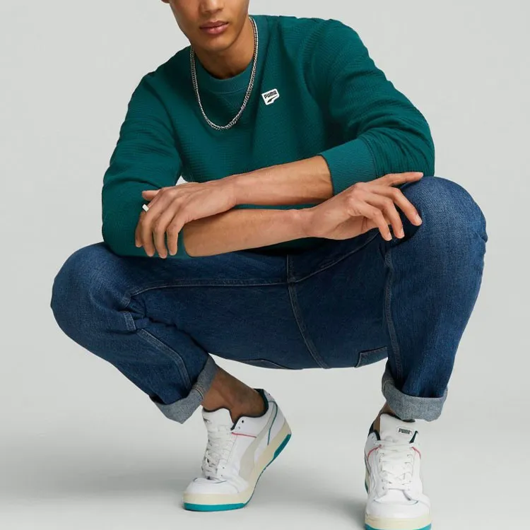 PUMA Downtown Sweatshirt Men's Green-4