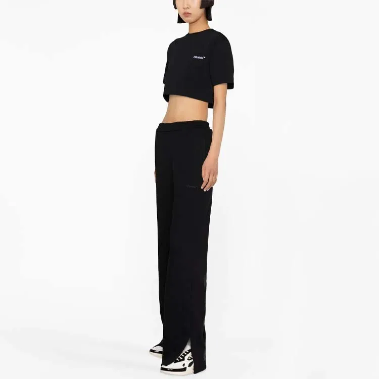OFF WHITE Diag print Cotton Track Pants-3