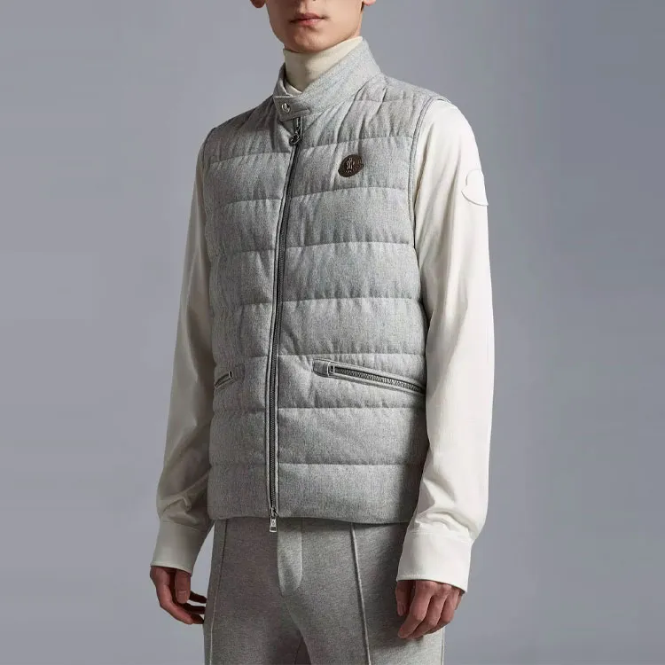 Moncler Vests Men Gray-3