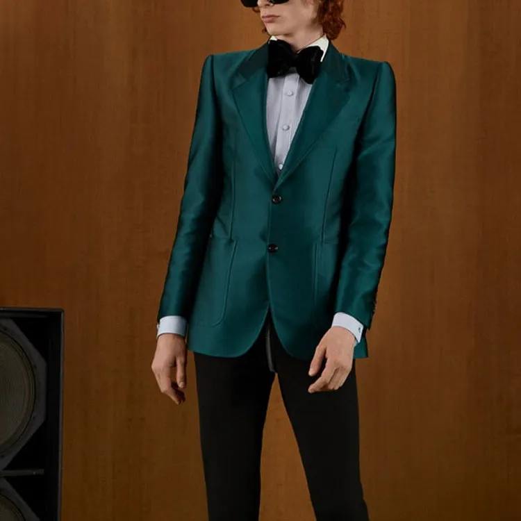 GUCCI SS22 Business Suits Coats Men's Dark Green-3
