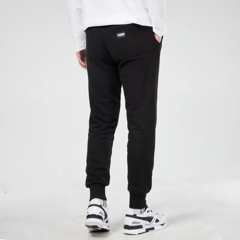 PUMA Knitted Sweatpants Men Black-3