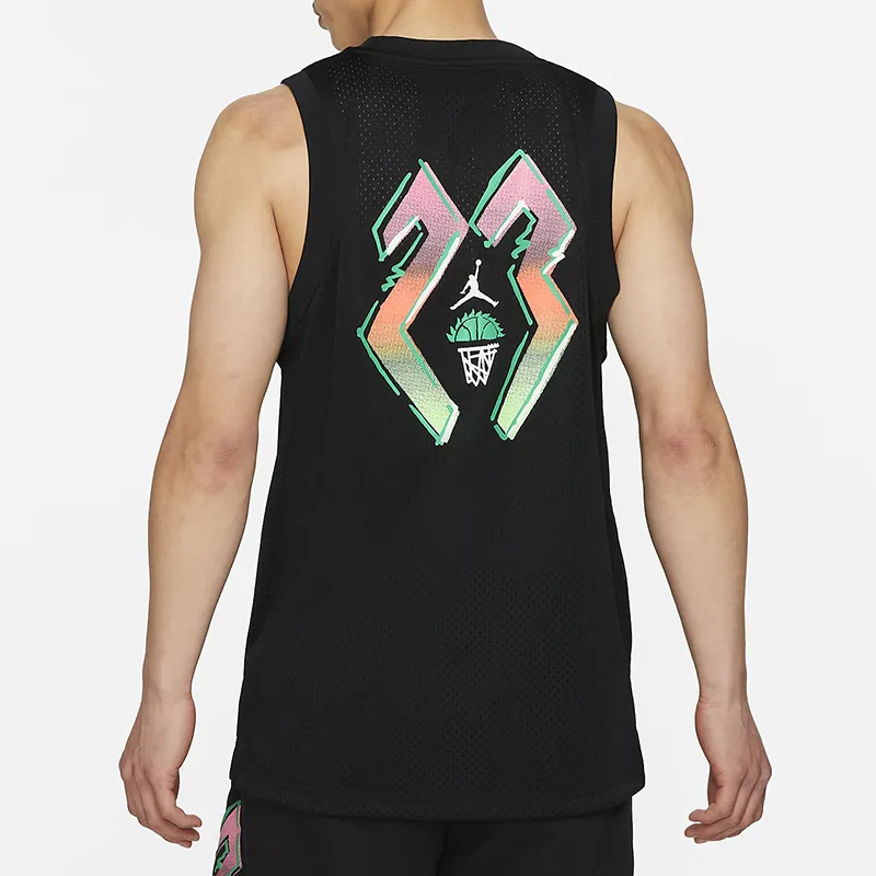 Jordan Basketball Jerseys Men's Black-3