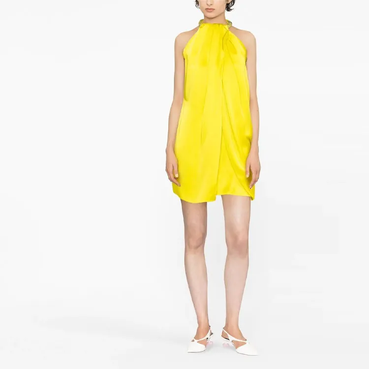 Stella McCartney Crystal choker Mini Dress-1