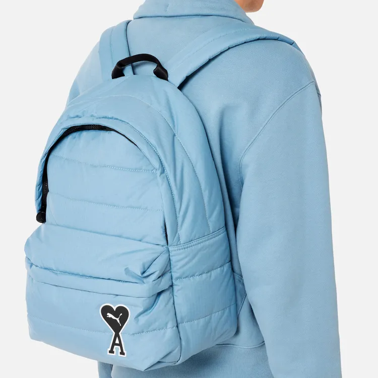 PUMA AMI Collaboration Fabric Backpack Regular Unisex Blue-4