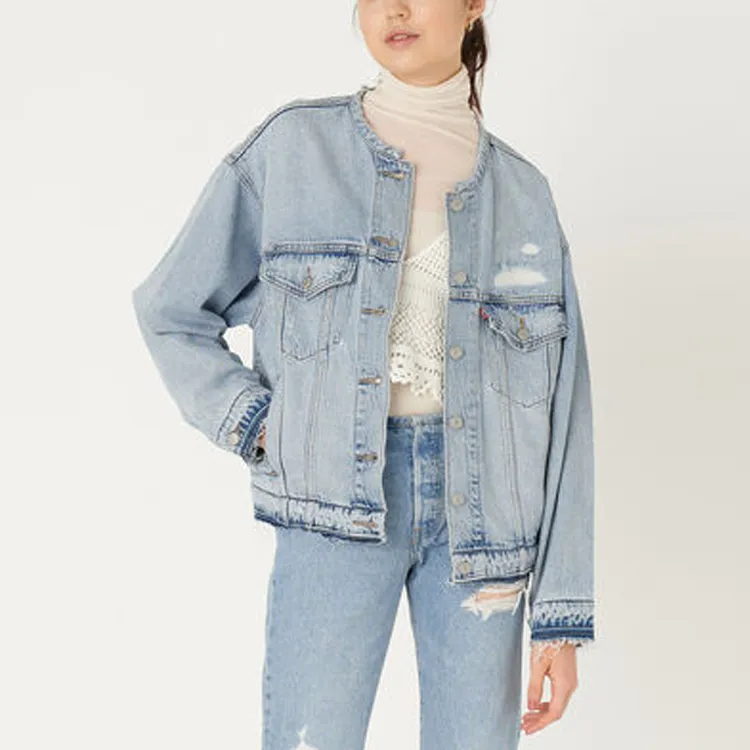 Levis Denim Jackets Women's Indigo-6