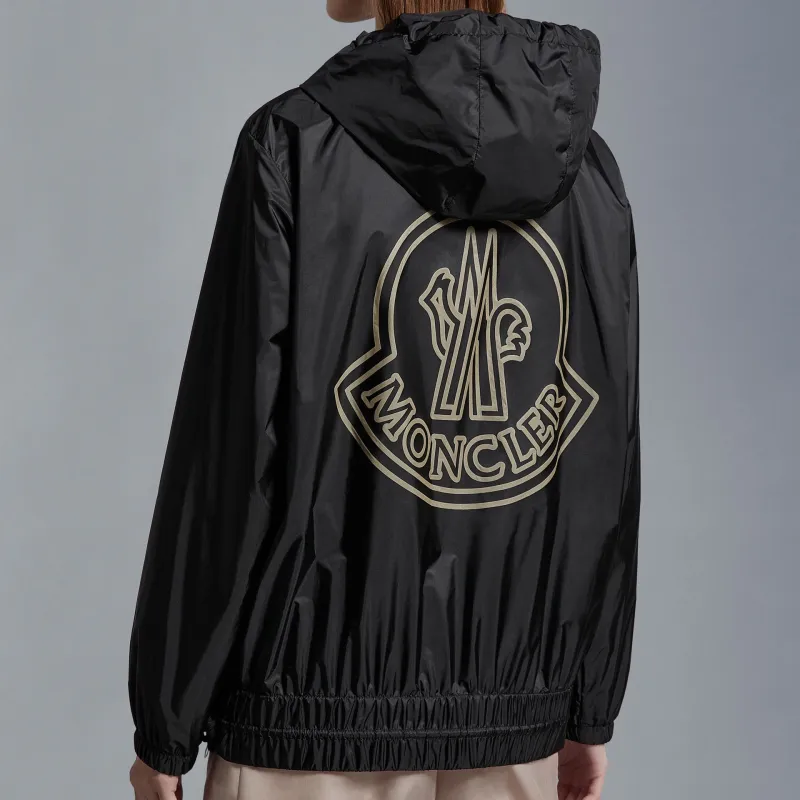 Moncler Logo Printed Hooded Jacket-3