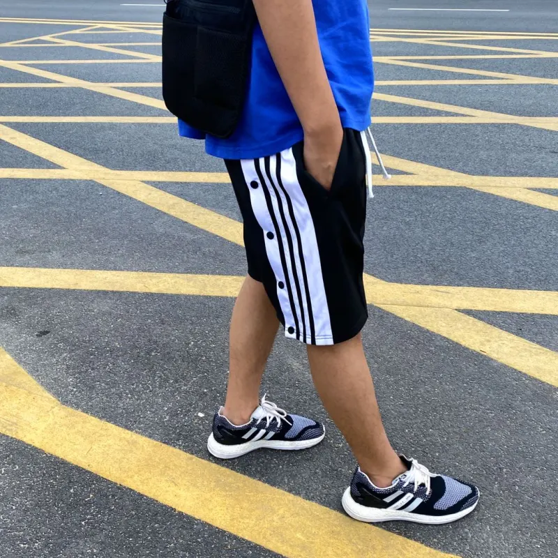 HELIPORT Loose Fit Shorts Unisex Black-3