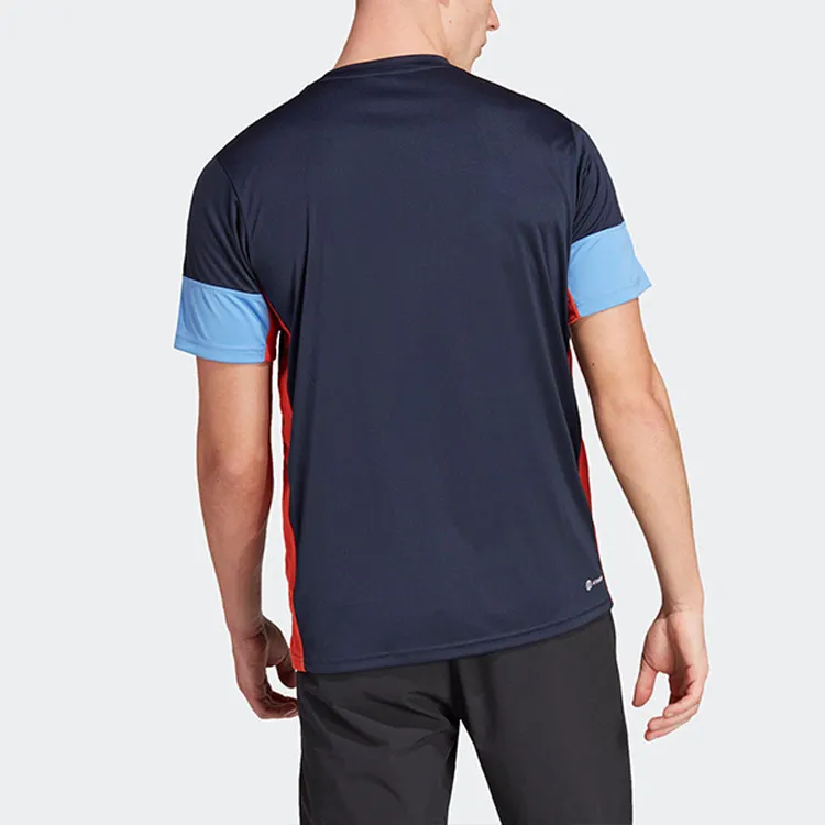 Adidas Training Colorblock 3 Stripes Tee-1
